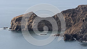 Cliff head on Cornwall coast