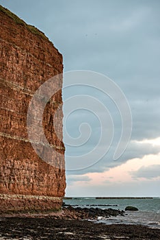Cliff on Helgoland Germany
