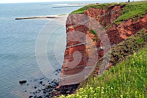 Cliff of Helgoland photo
