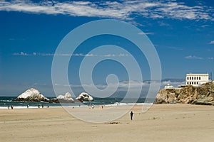 Cliff House and Pacific Ocean of San Francisco