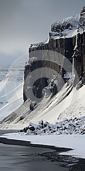 Rough Hewn Surfaces: Capturing Iceland\'s Snowy Mountain With Nikon Pc-e Micro Nikkor Lens photo