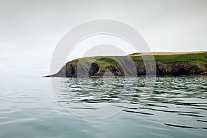 Cliff Ireland Atlantic Sea Celtic Fishing fish boat water photo