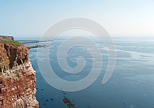 Cliff on a island