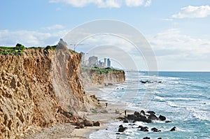 Cliff in israel