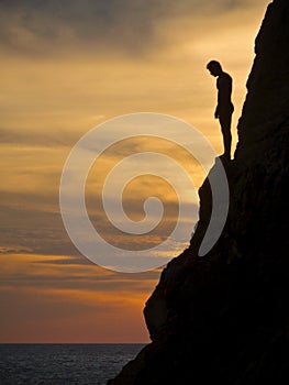 Cliff jumper photo