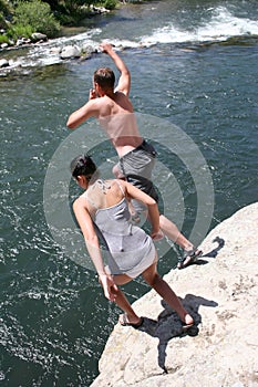 Cliff Jumping photo