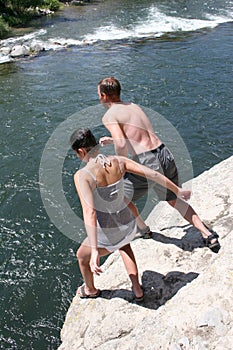 Cliff Jumping