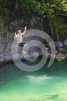 Cliff Jumping Fun