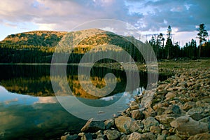 Cliff Lake at Sunset