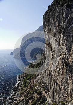 Cliff and Marina Piccola Capri Island