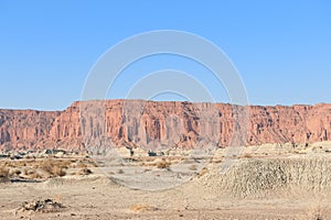 Cliff, Moon Valley, San Juan, Argentina.