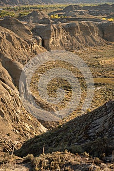 Cliff mountains at countryside