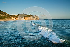 Cliff in the Ocean, Avila Beach, California