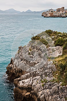 Cliff and ocean at Castro Urdiales