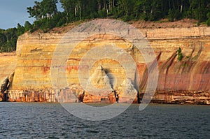 Cliff at Pictured Rocks National Lakeshore