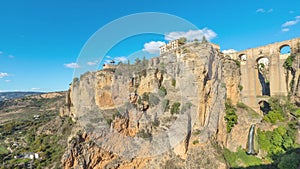 Cliff and Puente Nuevo bridge in Ronda