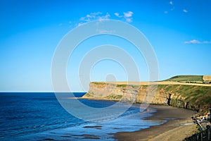 Cliff at Saltburn by the sea, North Yorkshire