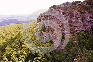 Cliff seen from Cameron Bluff Overlook