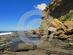 Cliff and tidal platform