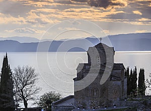 Cliff-top church of Saint Joan at Kaneo or St. Jovan Kaneo