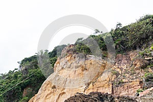 Cliff view at Morro de Sao Paulo photo