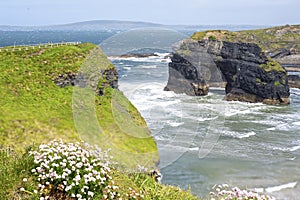 Cliff walk at the virgin rock ballybunion