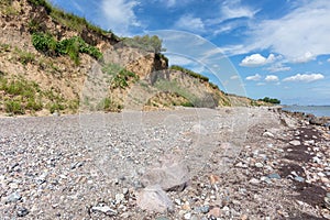 Cliffed coast in SchÃÂ¶nhagen photo