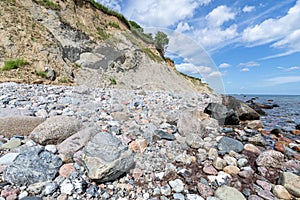 Cliffed coast in SchÃÂ¶nhagen photo