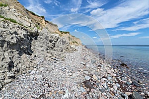 Cliffed coast in SchÃÂ¶nhagen photo