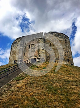 CLIFFORD`S TOWER, YORK, ENGLAND