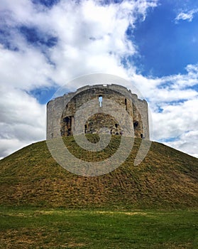 CLIFFORD`S TOWER, YORK, ENGLAND