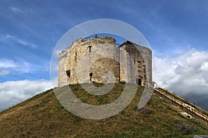 Clifford\'s Tower in York, UK