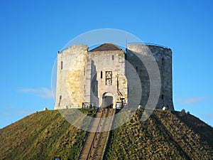 Cliffords tower in York, England.