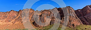 The cliffs above Horseshoe bend, Page, Arizona