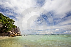 Cliffs at Anse Source D'Argent