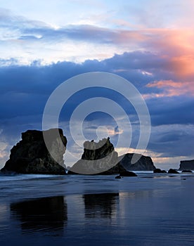 Cliffs on the beach