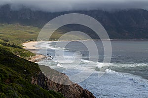 Cliffs and Beaches along a Coastal Road, Garden Route