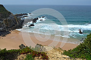 Cliffs and beaches at the Costa Vicentina Natural Park, Southwestern Portugal