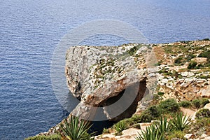 Cliffs of Blue Grotto, Malta