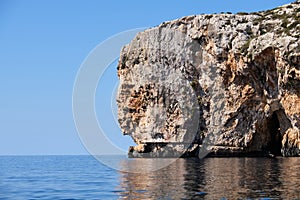 Cliffs at the Blue Grotto - Qrendi