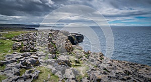 Cliffs of Burren panorama