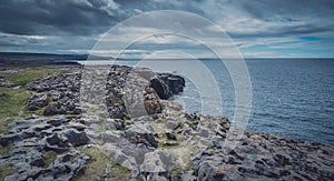 Cliffs of Burren panorama