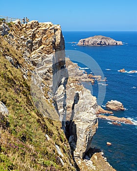 Cliffs of Cabo de PeÃÂ±a in Asturias