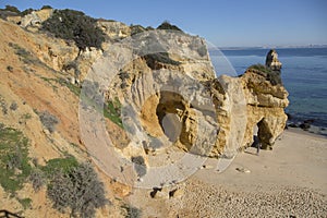 Cliffs at Camilo Beach, Lagos