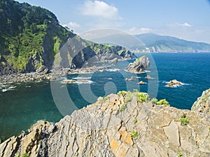 Cliffs of the Cantabrian coast, Spain