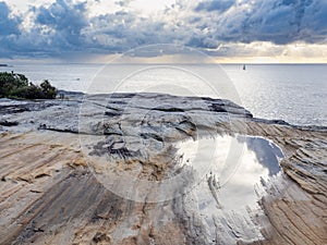 Cliffs in Cape Solander near Sydney