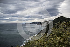 Cliffs on the coast of Guipuzcoa