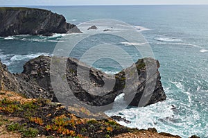 Cliffs at the Costa Vicentina Natural Park, Southwestern Portugal