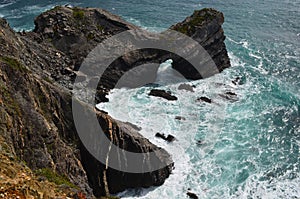 Cliffs at the Costa Vicentina Natural Park, Southwestern Portugal