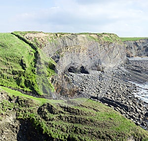 Cliffs in doon county kerry